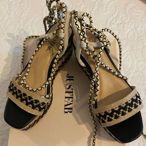 Brand New never worn Just Fab Espadrilles
